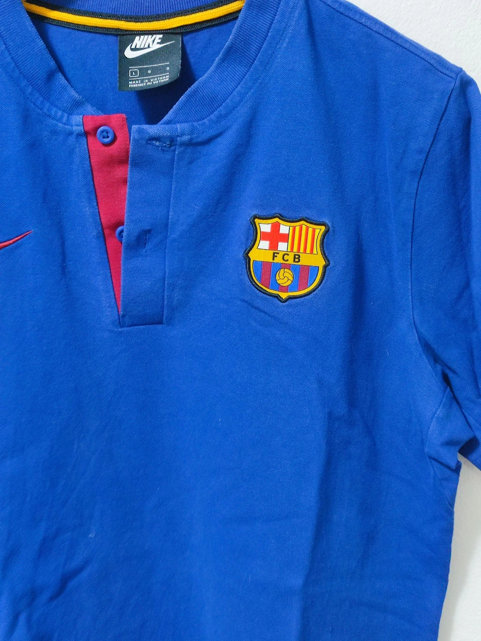 Polo Henley FC Barcelona Nike Officieel - Maat L – photo 2